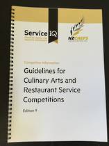 Guidelines for Culinary Arts & Restaurant Service Competitions - Competitor Information